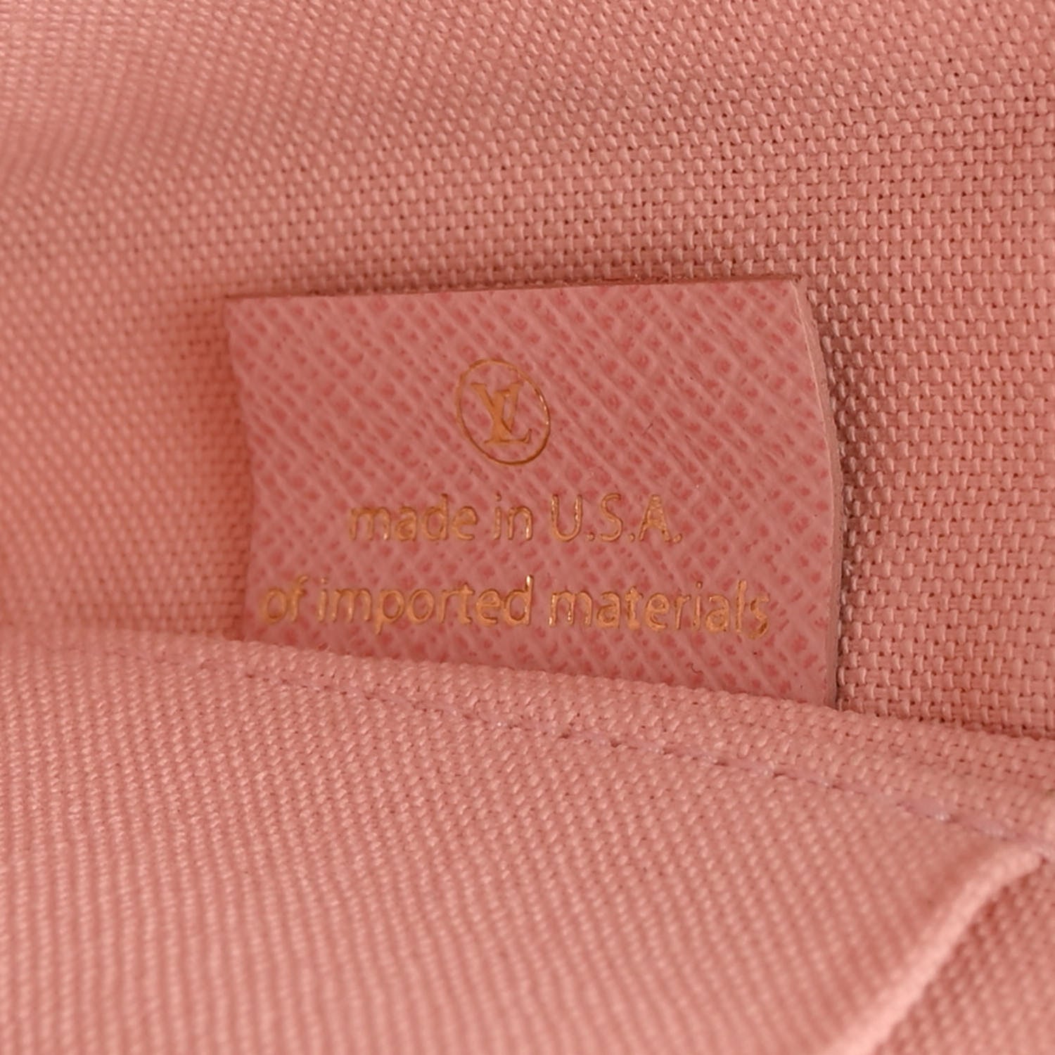 Louis Vuitton Damier Azur Pochette Felicie Chain Wallet Rose Ballerine 7 of 10