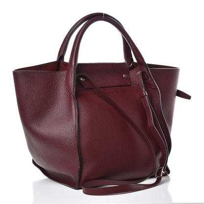 Celine Supple Grained Calfskin Small Big Bag Wine 3 of 12