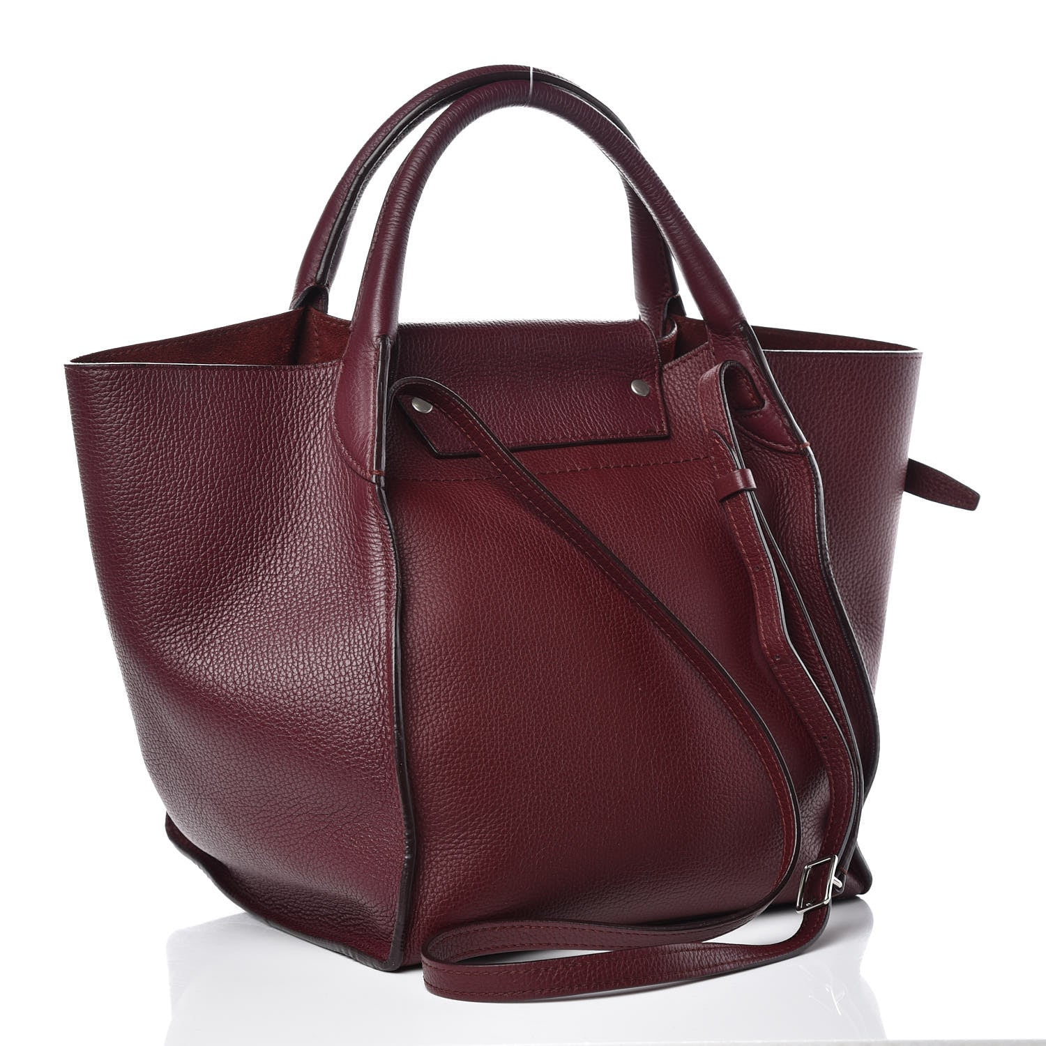Celine Supple Grained Calfskin Small Big Bag Wine 3 of 13