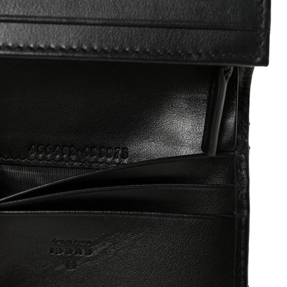 Gucci Calfskin Matelasse GG Marmont Card Case Wallet Black 14 of 16