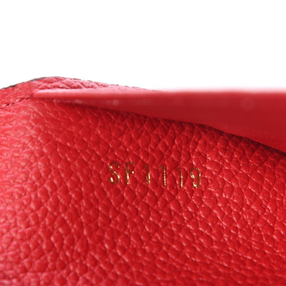 Louis Vuitton Empreinte Adele Wallet Cherry 7 of 7