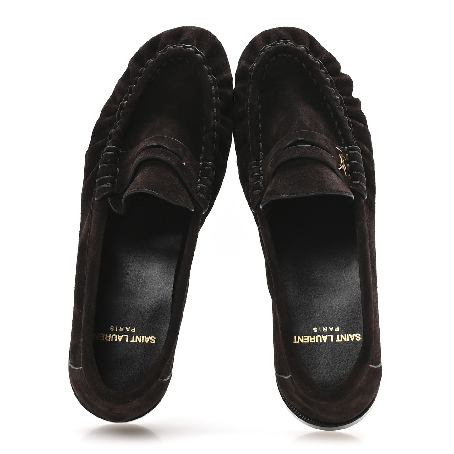 Suede Le Loafer 15 Penny Slippers 37 Dark Chocolate