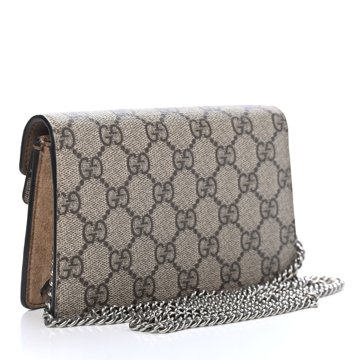 Gucci GG Supreme Monogram Super Mini Dionysus Shoulder Bag Taupe 2 of 4