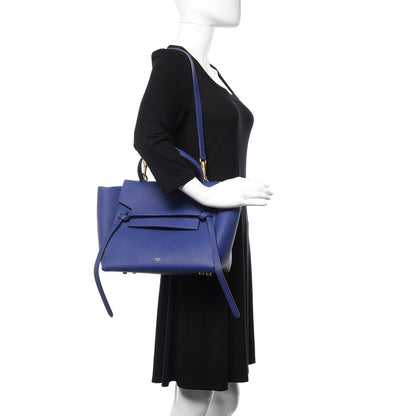 Celine Grained Calfskin Mini Belt Bag Indigo 2 of 10