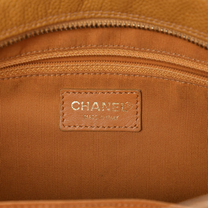 Chanel Caviar Quilted Petit Timeless Shopping Tote PTT Ochre 5 of 10