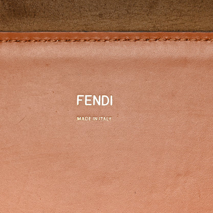 Fendi Vitello King Plexiglass Medium Fendi Sunshine Shopper Tote Cuoio 6 of 13