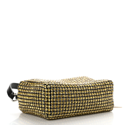 Alexander Wang Mesh Crystal Rhinestone Mini Heiress Pouch Porcelain 4 of 13