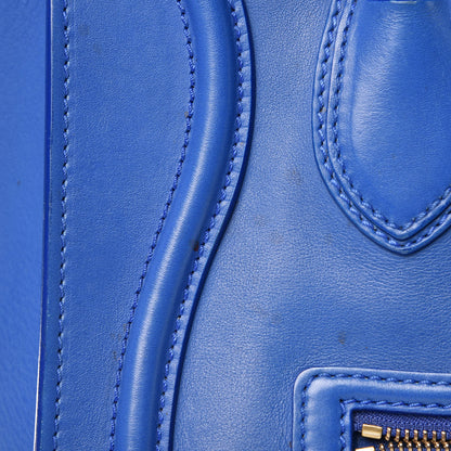 Celine Smooth Calfskin Mini Luggage Royal Blue 21 of 31