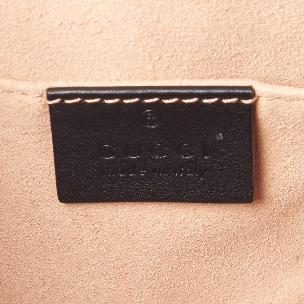 Guccissima Small Padlock Tote Black