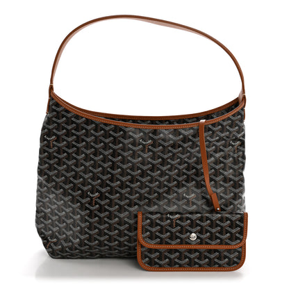 Goyard Goyardine Boheme Hobo Black Gold 3 of 10