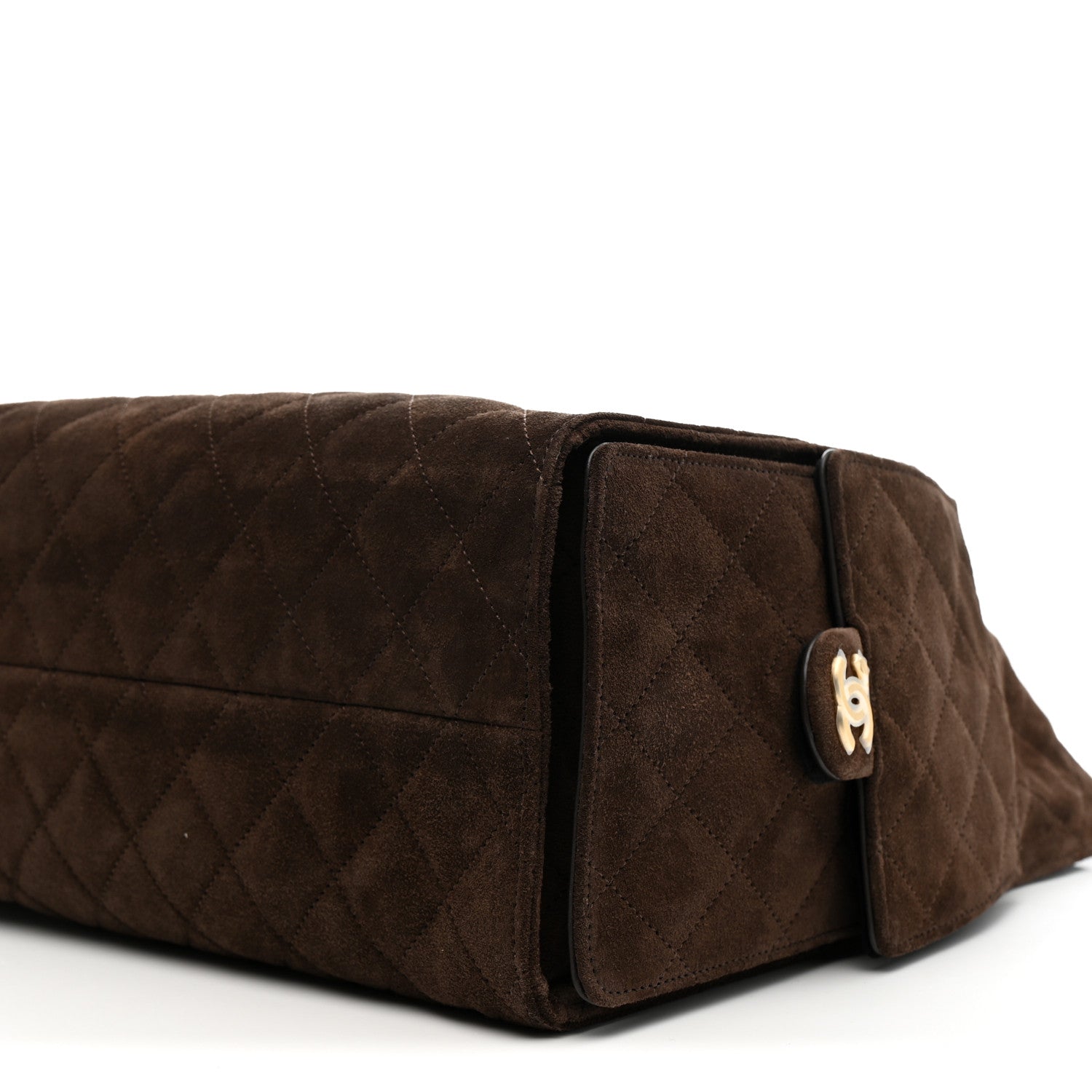 Chanel Suede Quilted Medium Chanel 25 Handbag Dark Brown 11 of 11