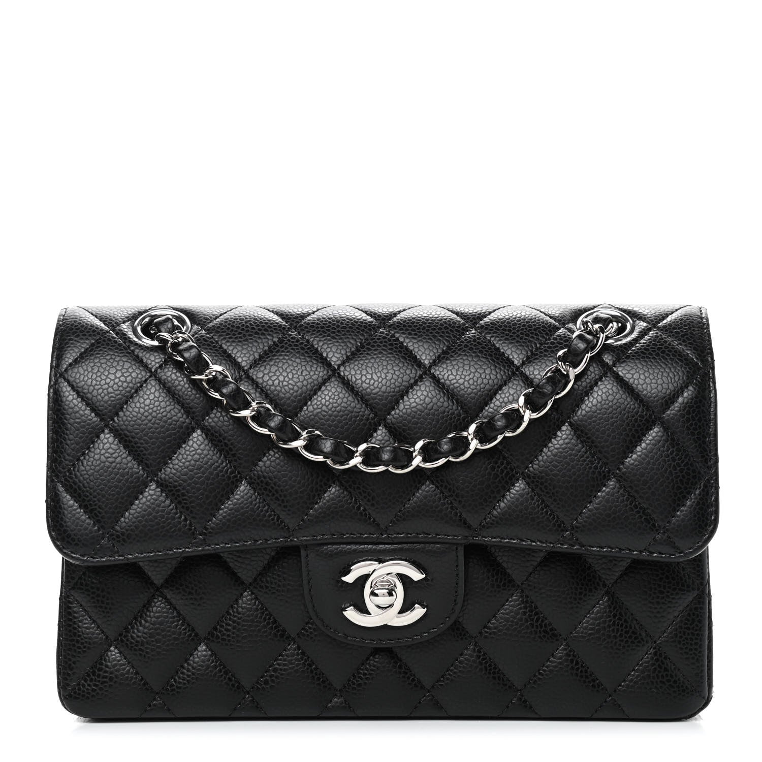 Chanel Caviar Quilted Small Double Flap Black 1 of 8