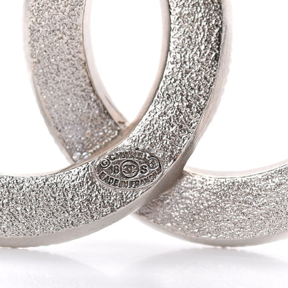 Chanel Baguette Crystal CC Brooch Silver 3 of 3