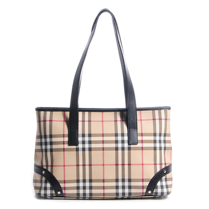 Burberry House Check Studded Tote Black 1 of 7