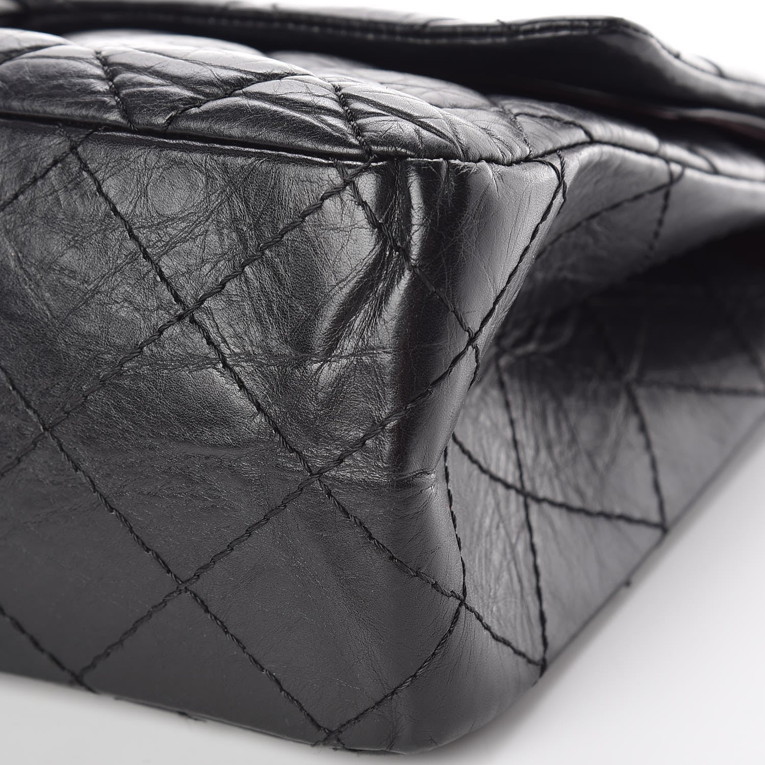 Chanel Aged Calfskin Quilted 2.55 Reissue 227 Flap Black 9 of 9
