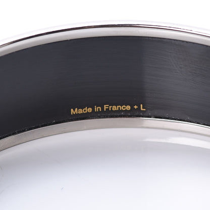 Hermes Enamel Printed Wide Bracelet 62 5 of 6