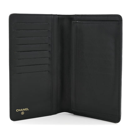 Chanel Lambskin Quilted Boy Yen Wallet Black 5 of 7