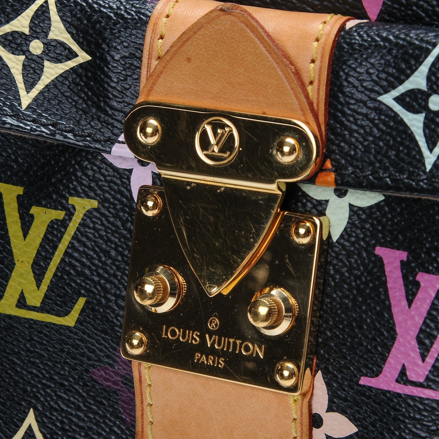 Louis Vuitton Monogram Multicolor Speedy 30 Black 7 of 7