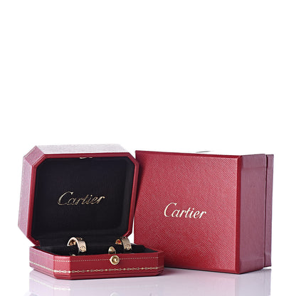 Cartier 18K Yellow Gold 5.5mm LOVE Hoop Earrings 5 of 5