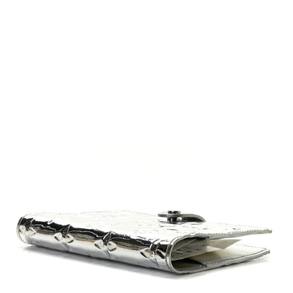Louis Vuitton Monogram Miroir Small Ring Agenda Silver 4 of 9