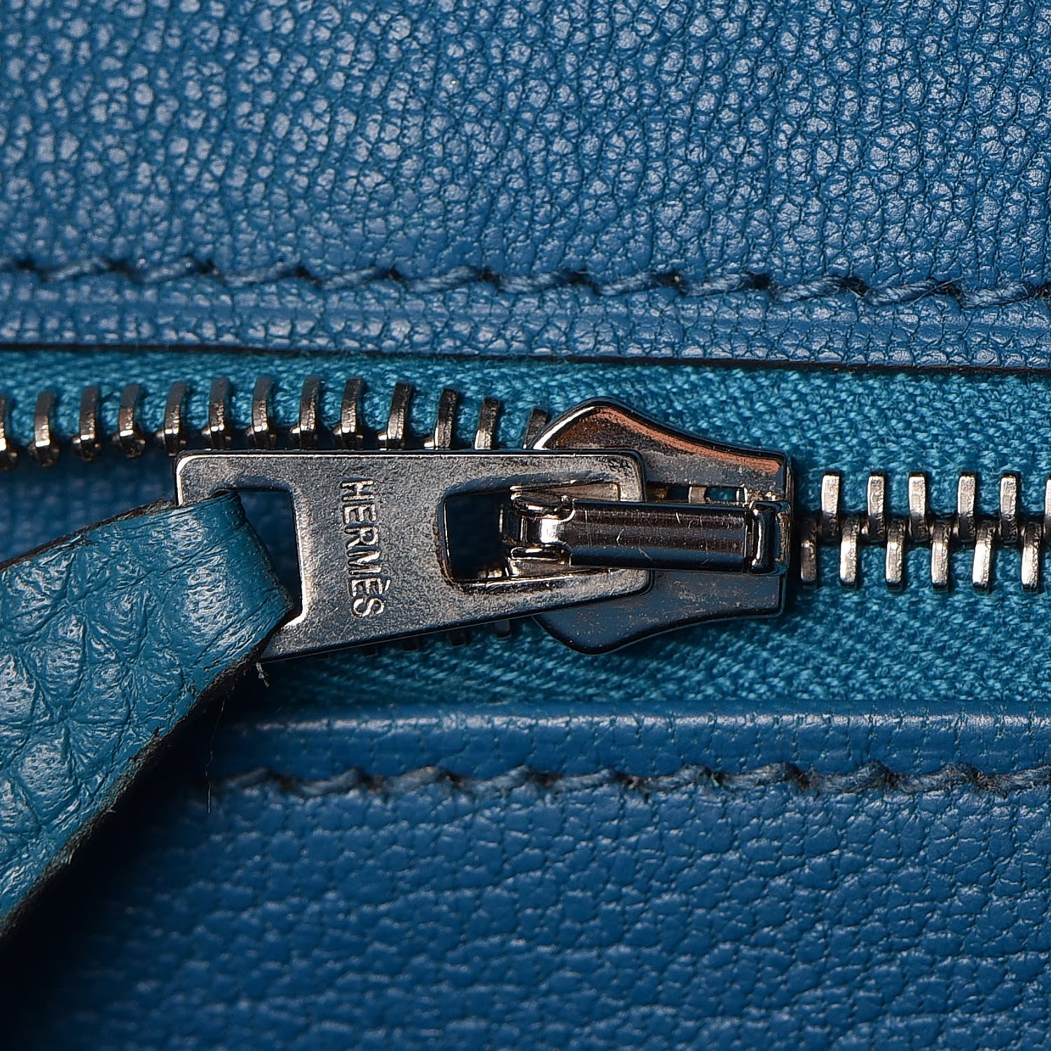 Hermes Taurillon Clemence Birkin 30 Bleu Izmir 28 of 34