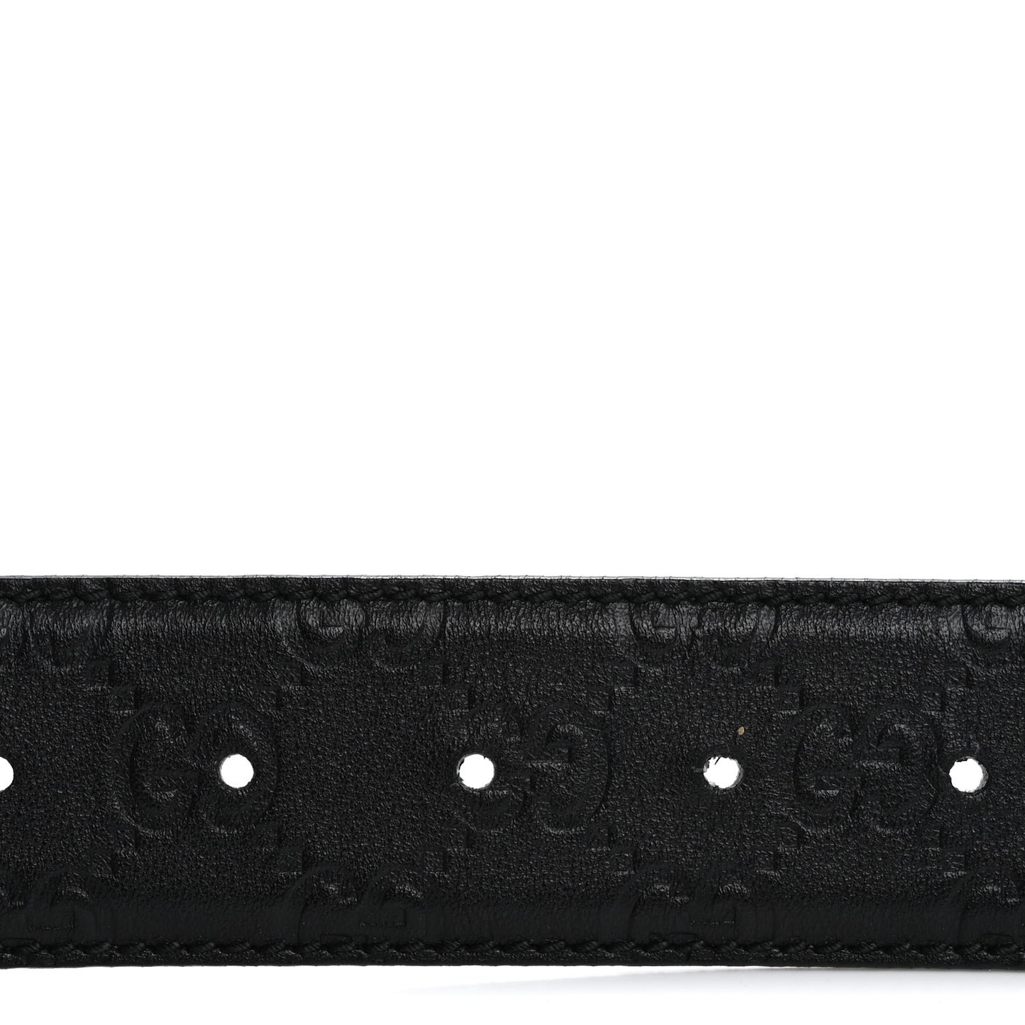 Guccissima Interlocking G Belt 95 38 Black