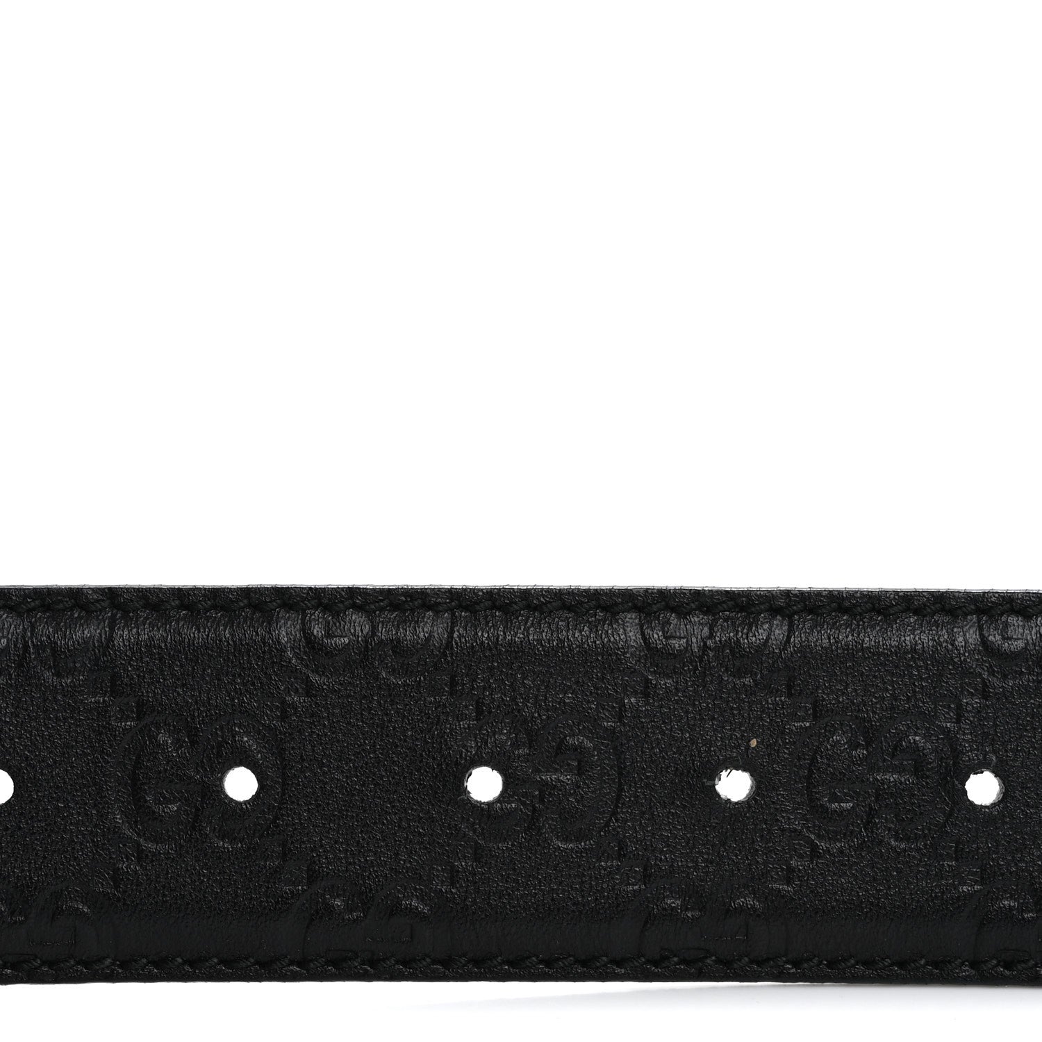 Gucci Guccissima Interlocking G Belt 95 38 Black 3 of 10