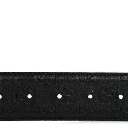 Gucci Guccissima Interlocking G Belt 95 38 Black 3 of 10