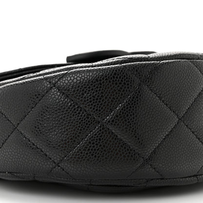Chanel Caviar Quilted Mini Messenger Flap Black 9 of 11