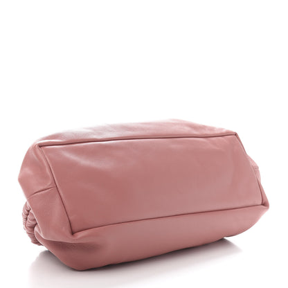 Mansur Gavriel Lambskin Cloud Clutch Blush 4 of 11