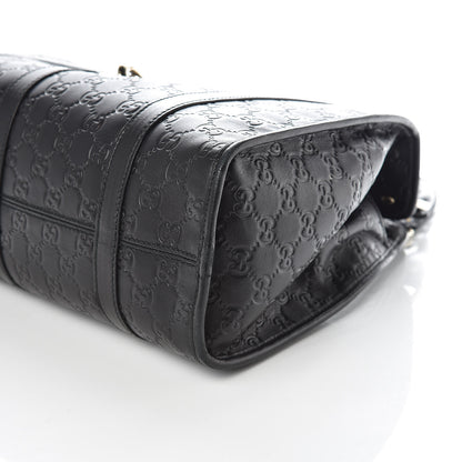 Gucci Guccissima Medium Joy Shoulder Bag Black 6 of 9