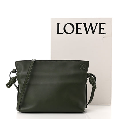Loewe Calfskin Mini Flamenco Knot Clutch Vintage Khaki 10 of 10
