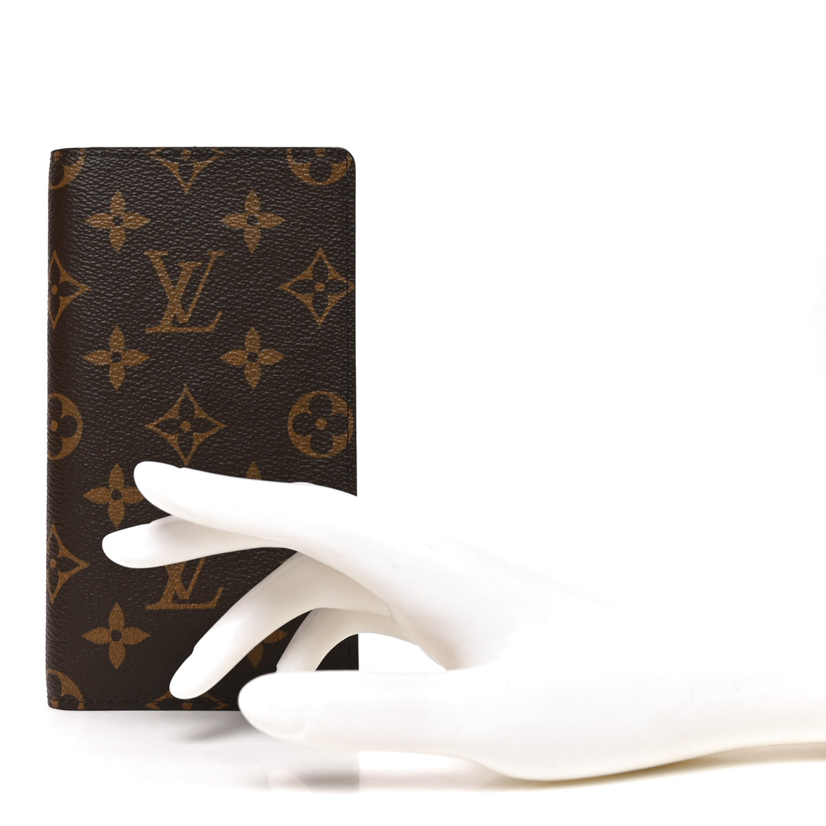 Monogram Checkbook Holder Case Wallet