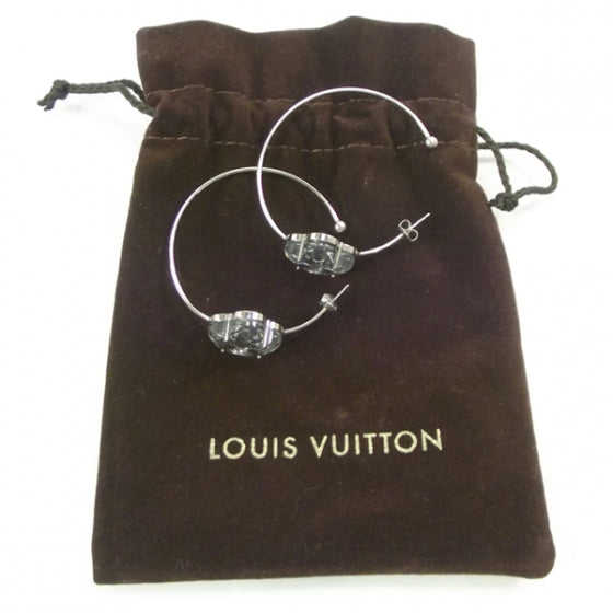 A La Folie Hoop Earrings Silver
