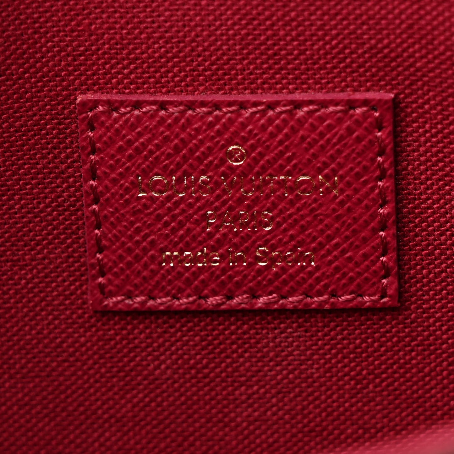 Monogram Pochette Felicie Chain Wallet Fuchsia