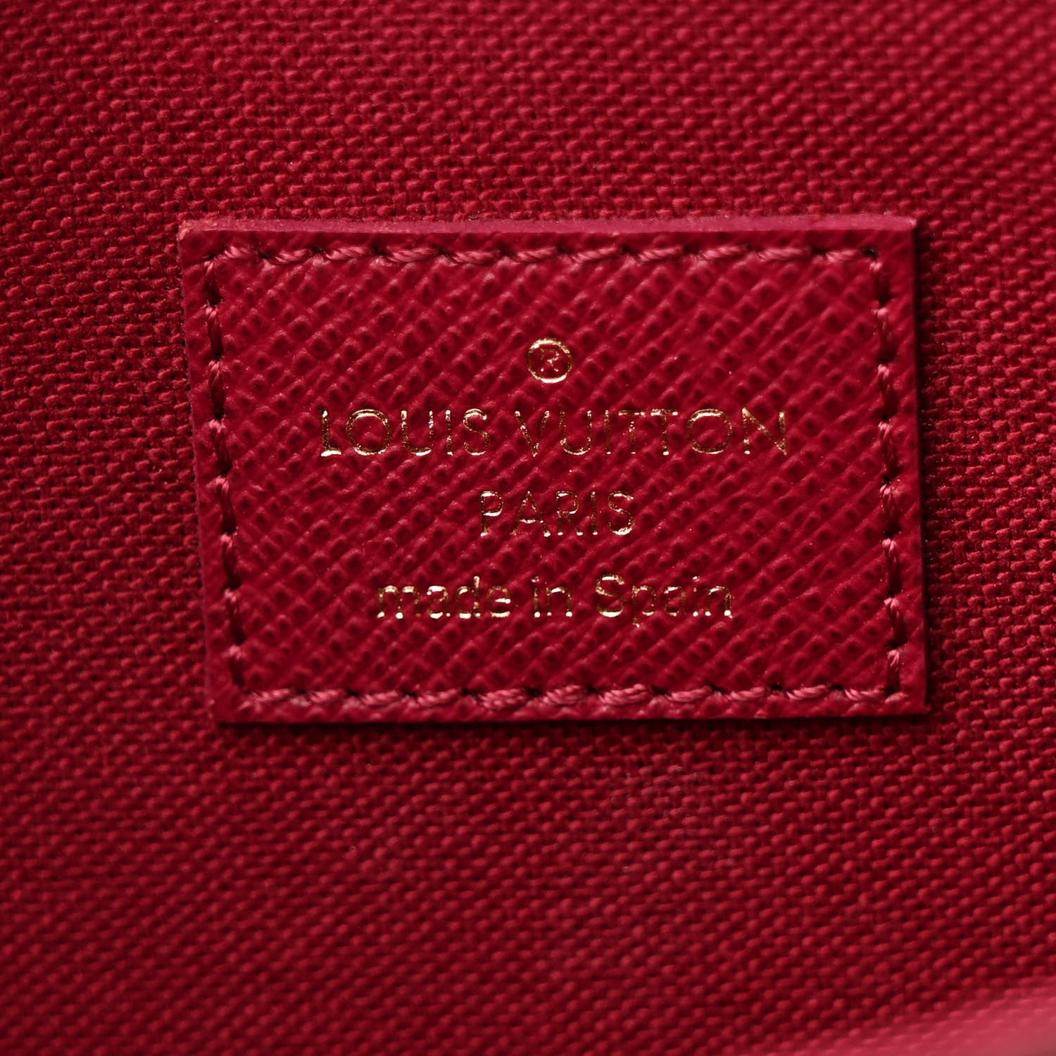 Louis Vuitton Monogram Pochette Felicie Chain Wallet Fuchsia 9 of 18