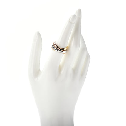 Cartier 18K Pink Yellow White Gold Classic Trinity Ring 57 8 2 of 4