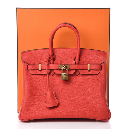 Hermes Togo Birkin 25 Rouge De Coeur 35 of 35