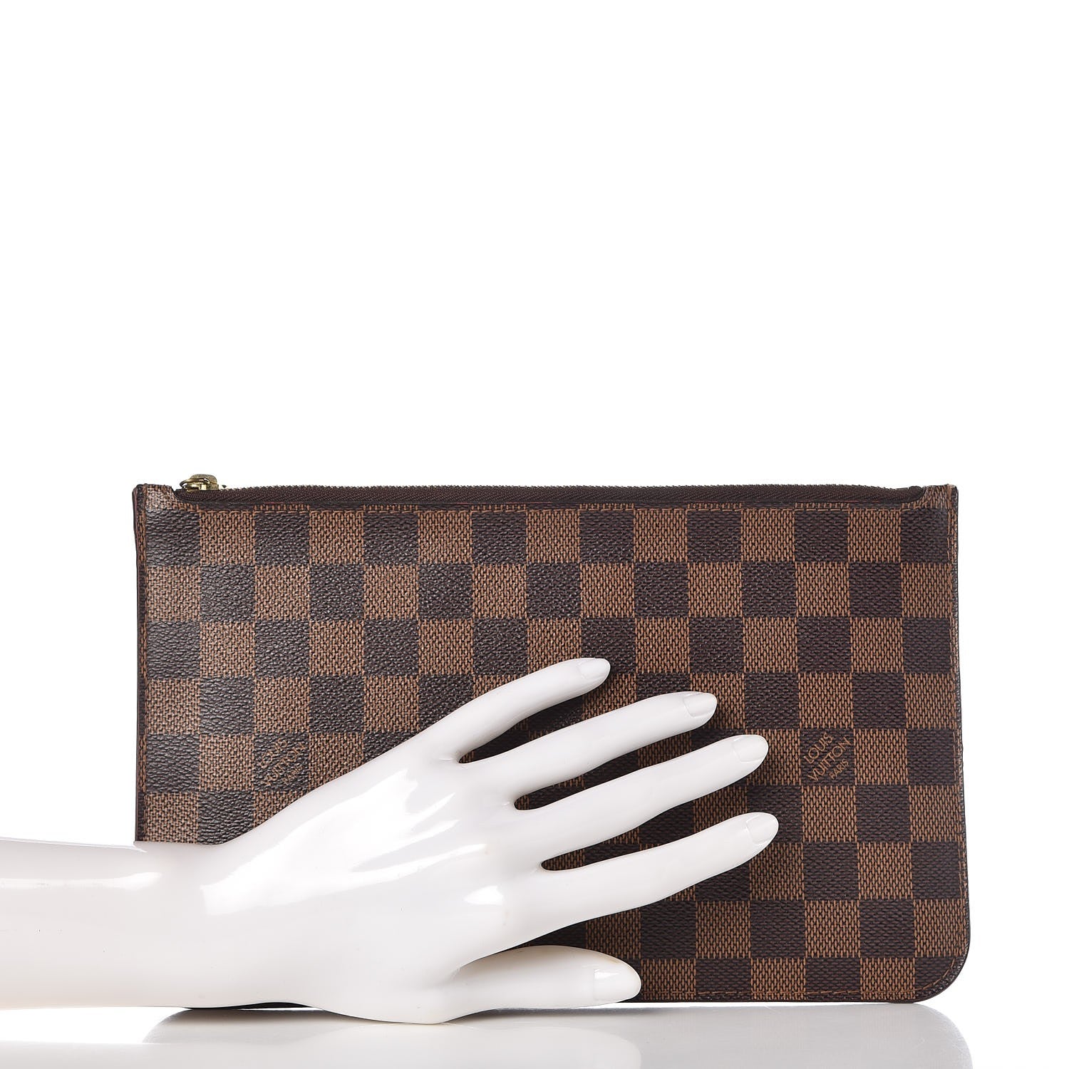Louis Vuitton Damier Ebene Neverfull MM GM Pochette 2 of 9