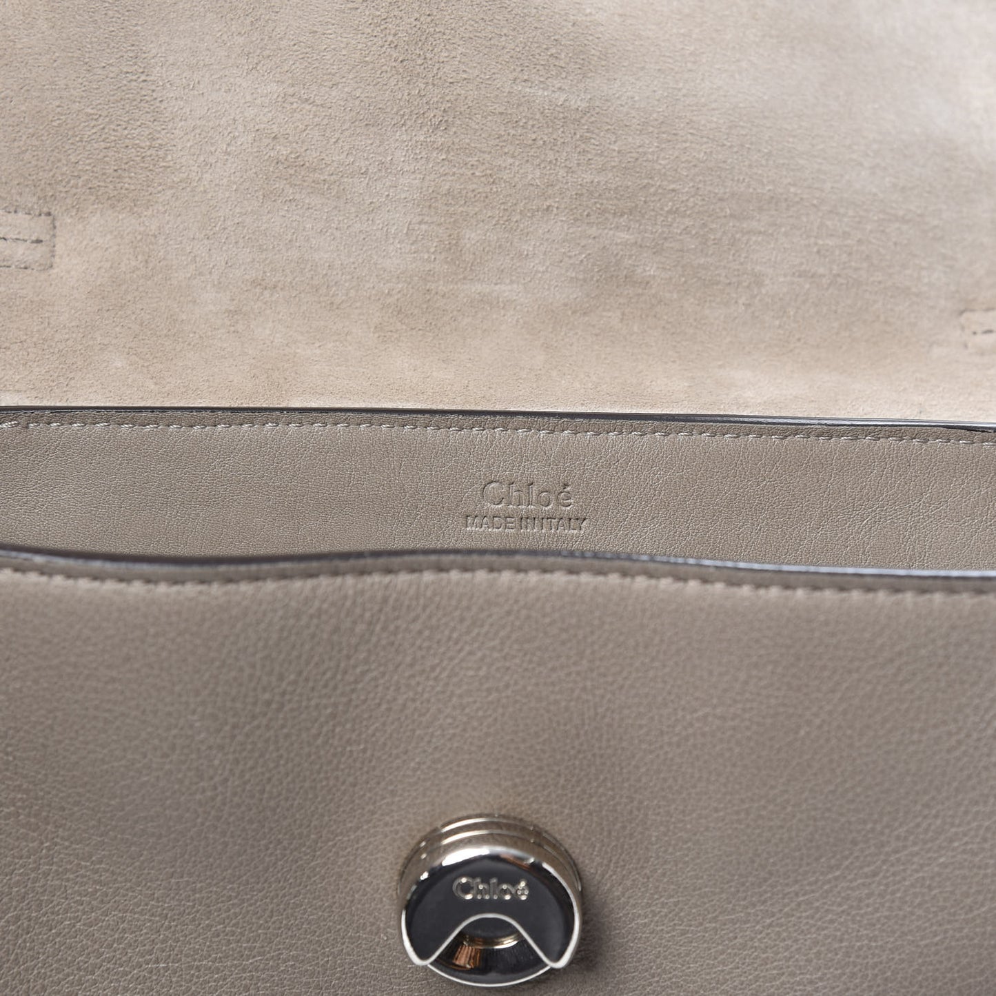 Calfskin Small Faye Day Shoulder Bag Motty Grey