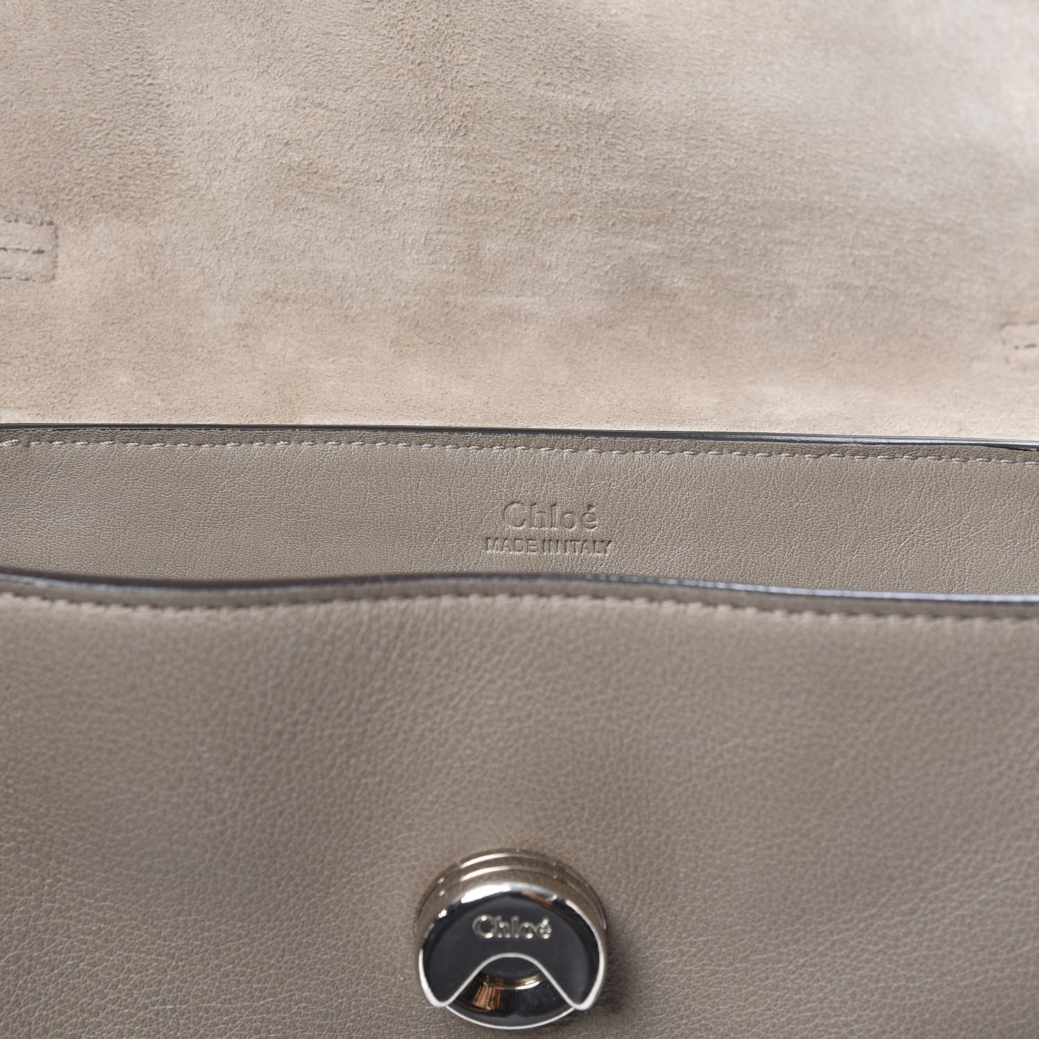 Chloe Calfskin Small Faye Day Shoulder Bag Motty Grey 12 of 19