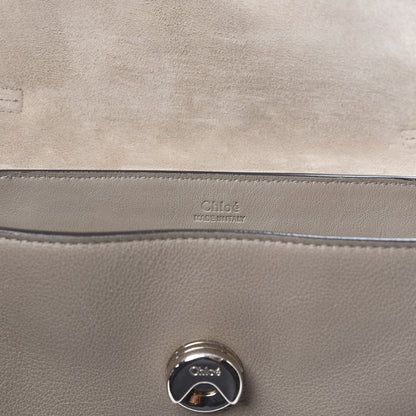 Chloe Calfskin Small Faye Day Shoulder Bag Motty Grey 12 of 19