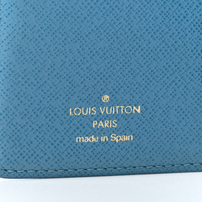 Louis Vuitton Monogram Koala Small Ring Agenda Cover Blue 6 of 9
