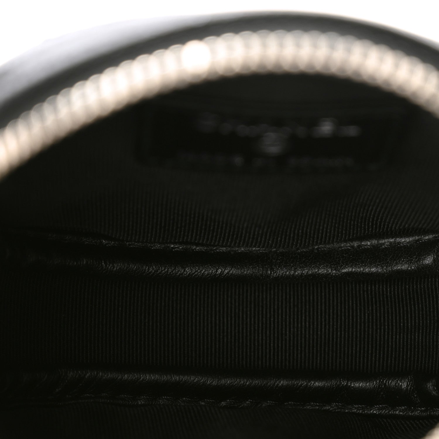 Chanel Iridescent Caviar Quilted Zip Around Classic Coin Purse Black 5 of 7
