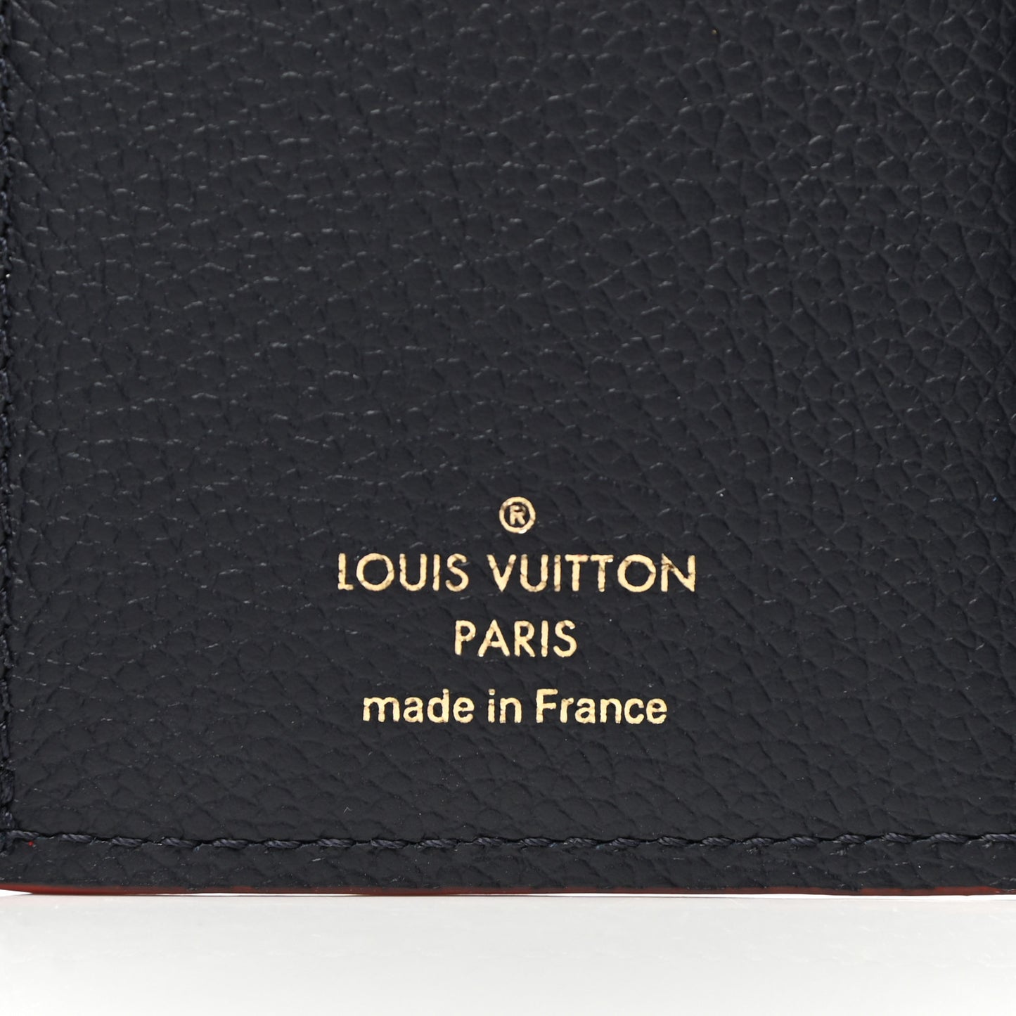 Empreinte Victorine Wallet Marine Rouge