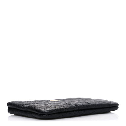 Chanel Caviar Quilted Small Cosmetic Case Black 4 of 7