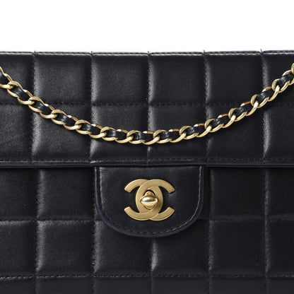 Chanel Lambskin East West Chocolate Bar Flap Black 12 of 12
