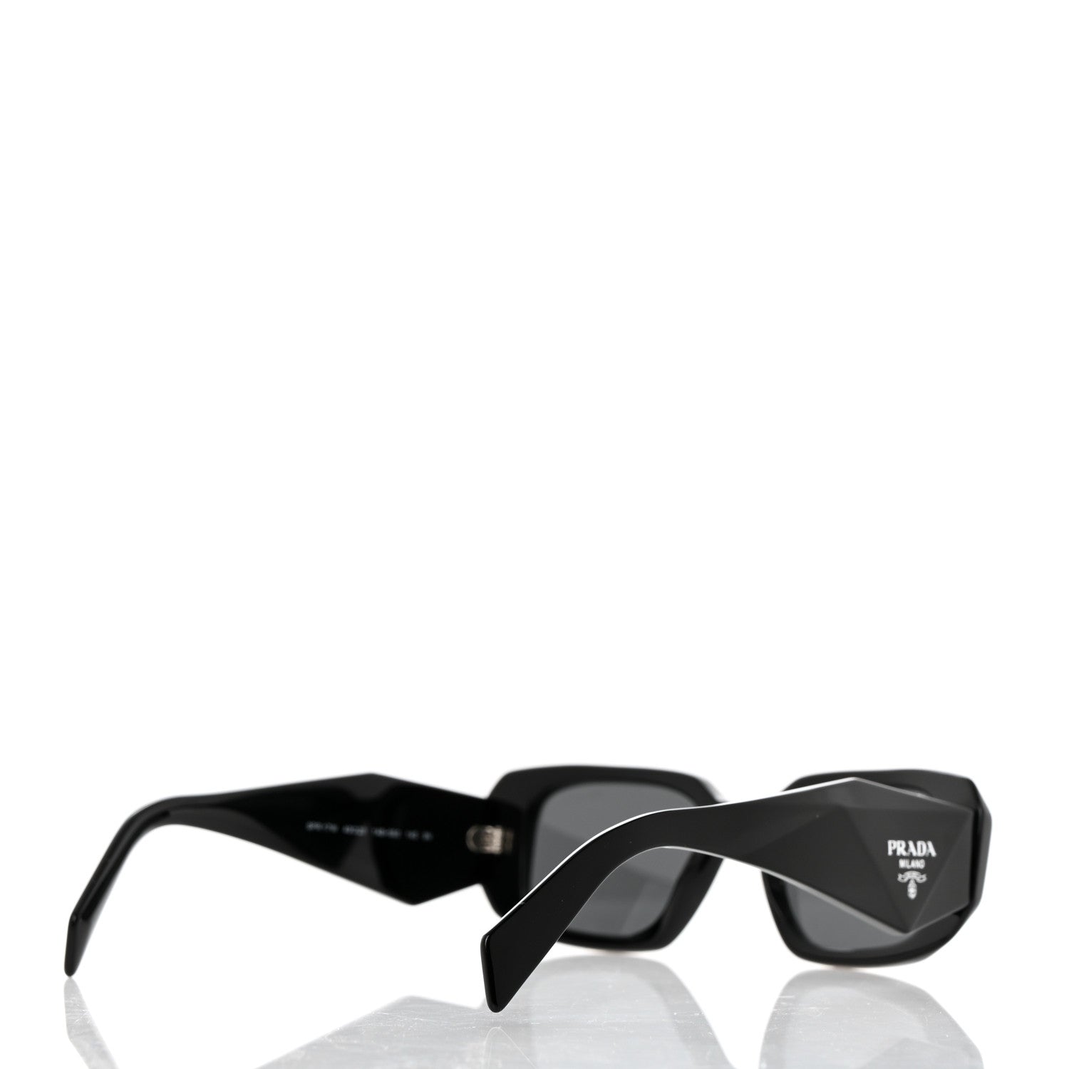 Prada Acetate Symbole Sunglasses SPR 17W Black 4 of 7