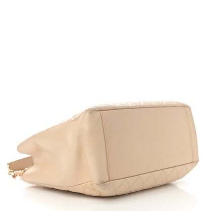 Chanel Caviar Quilted Grand Shopping Tote GST Beige 4 of 16