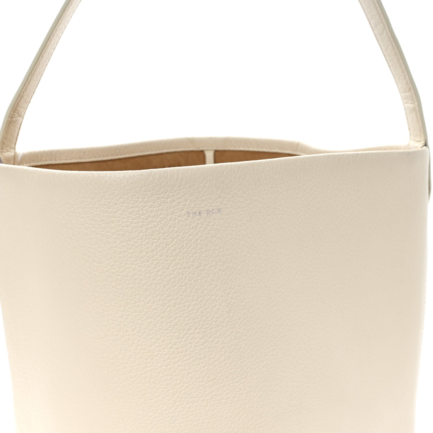 The Row Grained Calfskin Medium N/S Park Tote Ivory 7 of 11
